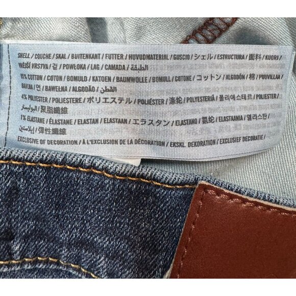 Hollister Classic Straight Epic Flex Dark Wash Blue Denim Jeans Men's Size 29x32 - Picture 8 of 10